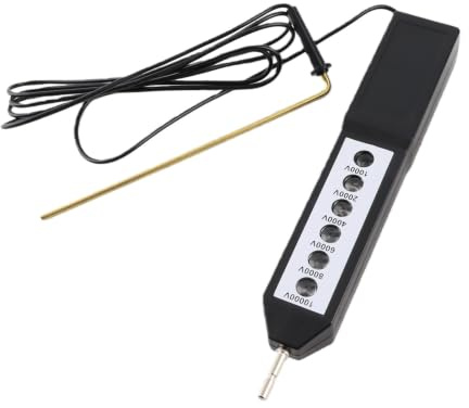 Electric Fence Tester, 10Kv Portable Waterproof Voltage Meter, 10000V Wide Voltage Test Range, Electric Fence Voltage Meter, Electric Fence Fault Finder for Home Farms Garden