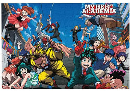 Zhongkaihua Anime Holz Puzzle MHA Puzzle 500 Pcs (52 x 38 cm) Ab 12 Jahren Mittelstufe