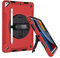 Funda para iPad Pro 10.5 (2017)/iPad Air 10.5 (2019), Funda Protectora Resistente de Cuerpo Completo con Soporte Giratorio, Correa de Mano Ajustable