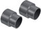 PATIKIL PVC Réducteur Tuyau Raccord 63x50mm, 3 Paquet Droit Couplage Adaptateur Connecteur, Gris