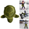 Ski Schutzausrüstung Turtle für Kinder Damen Herren,Schildkröte Skateboard Hüftprotektor Knieschoner,Snowboard Skifahren Hip Butt Pad (Green, 50CM)