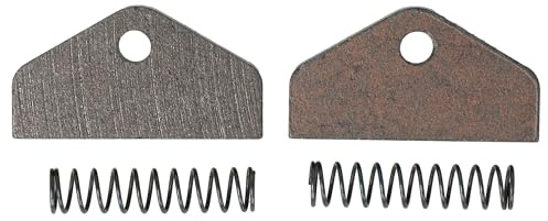 vhbw 2x Kohlebürste kompatibel mit Miele T4461C T 44-61 C CH FUST | T4464C ALLERDRY Trockner, Kondenstrockner + Feder