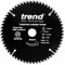 Trend Wood PTFE Circular Saw Blade, 160mm Diameter, 20mm Bore, 60 Teeth, TCT, 2.2mm Kerf, CSB/16060/P