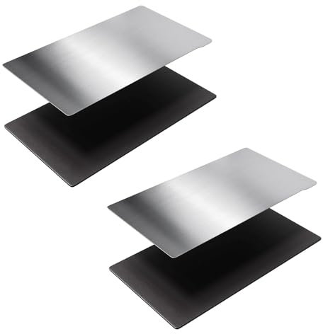 ALadrs Placa flexible de resina para impresora 3D, placa de acero flexible y plataforma base magnética para impresora 3D Anycubic Photon M3 LCD Resina 3D,172 x 110 mm 2PCS