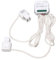 Pinza Amperometrica Monofase, Controllo APP da 2,4 GHz Protezione da Sovraccarico Ampio Monitor di elettricità WiFi CA 100‑240 V Sensibile all'applicazione per Circuito (WHITE)