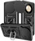 Yutwo Cover per Honor Magic 6 Lite - Custodia Antiurto Scorrevole con Protezione Fotocamera, 360° Rotante Anello Supporto - Nero