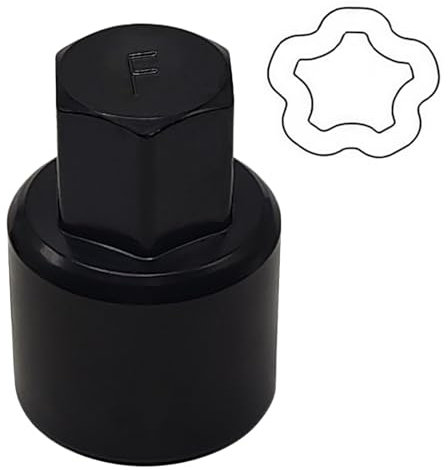 JEUCLEL Wheel Locking Nut Key, Set of 10 Sockets Compatible with All Toyota Models, Lexus, Tacoma, Anti-Theft Lug Nut Removal Tool