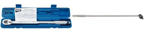 Draper 1/2 Square Drive Micrometre Reversible Ratchet Torque Wrench 30Nm-210Nm - 30357 - Mechanics Car Tool & 34334 1/2 Sq. Drive Breaker Bar Chrome Vanadium 24 inch, 640mm Power Bar Heavy Duty