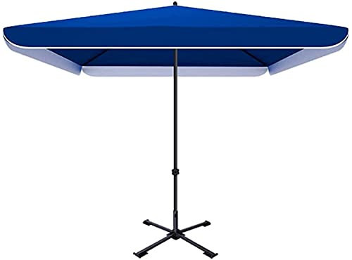 MIQXUAN Sombrilla de Playa Sombrilla Sombrilla Jardín Sombrillas Comerciales Al Aire Libre, Sombrilla Y Sombrilla A Prueba De Lluvia con Cuatro Ajustes De Altura 210603(Color:Rosa;Tamaño:2.2x1.8m)