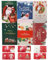 LIANRISES 24 Stück Weihnachtskarten Mit Umschlag Set Weihnachtskarten Set Weihnachtskarten Klein Weihnachtskarten Recycling Weihnachtskarten Blanko für Familie Freunde Kollegen