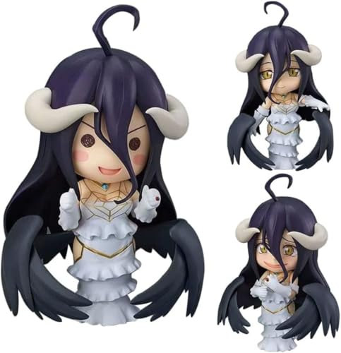 Eamily for Overlord Figure Anime Girl Albedo PVC Action Figure Statue Anime Characters Collection Model Figure Ornaments (Albedo 2)