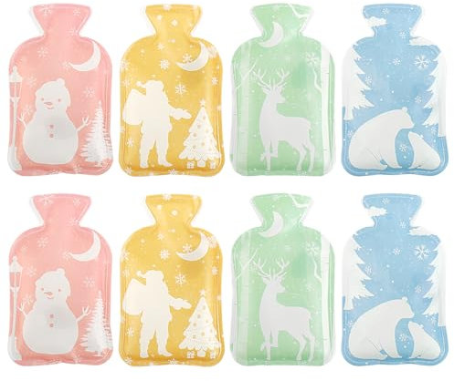 Hengsong Handwärmer 8 STK,Taschenwärmer Wiederverwendbar,Hand Warmers,Winter Gadgets,Taschenhandwärmer für Gadgets für Frauen&Kinder&Geschenke für Wanderer,12x7.5cm,Bunt