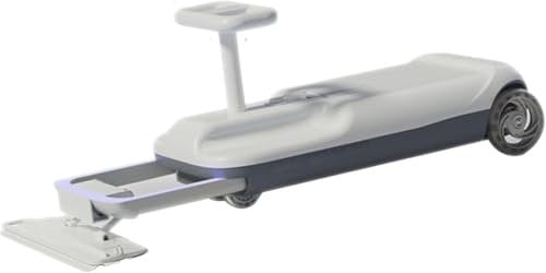 Kart De Limpieza Para Niños,Carritos De Limpieza Para Pisos Con Carritos De Limpieza Para Niños,Mini Kart Portátil Con Luces Geniales,Almacenamiento,Kart Para Niños Para Interiores Y Exteriores,White