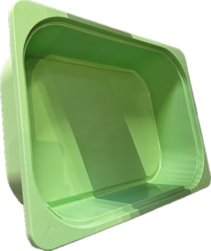 Generisch TROFAST Aufbewahrungsbox, für Trofast Regale geeignet. (1er Set, Hellgrün 10cm)