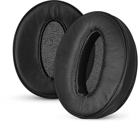 Brainwavz Ersatz-Ohrpolster für Sennheiser HD4.50BT HD4.50BTNC HD450BT HD4.50SE HD4.40BT HD4.30G HD4.20S HD458BT HD450 HD400S HD 350BT Weiches Echtleder + Memory-Schaum für zusätzlichen Komfort – von