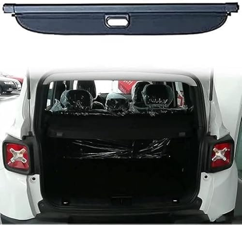 HAVERN Auto Ausziehbar Kofferraum Rollo für Jeep Renegade 2020 2021, Kofferraumabdeckung Vorhang Hutablage Schattenschutz Privatsphäre