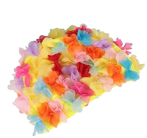 Abaodam con Design Cappello Piscina Traspirante per Lunghe Accessorio per Spiaggia e