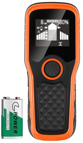 2026 Newest Smart Automatic Stud Finder, Wenleer 5 in 1 Electronic Stud Detector with LCD Display & Audio Alarm, Accurate Wall Sensor for Wall Wood AC Wire Metal Studs Cable Joist Pipe Detection