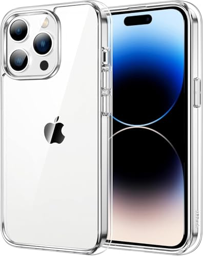 PhoneThrone Cover per IPHONE 14 PRO, Custodia Gel Trasparente Morbida Silicone Sottile TPU [Ultra Leggera e Chiaro]
