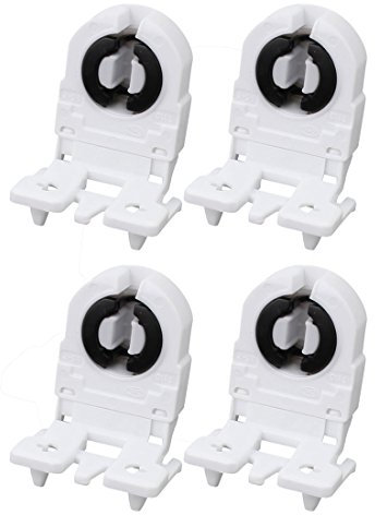 Aexit 4Pcs AC 500V 2A G13-F41F Portalampada T8 Light G13 Base Lampada fluorescente bianca ID: 940906