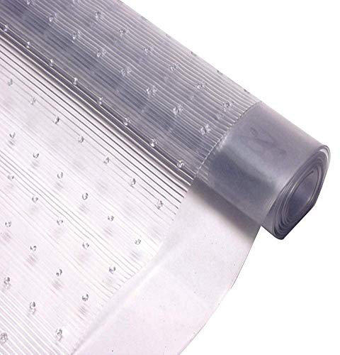 AQS INTERNATIONAL Clear Floor Mat Protector Sheet Guard - Heavy Duty Plastic Clear Vinyl - Home Office Hallway Kitchen Runner - 9 FT Long x 27 Width