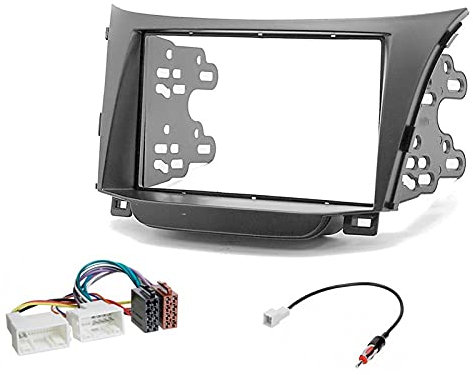 sound-way - Kit de Montaje Marco para Radio Pantalla 2 DIN Compatible con Hyundai i-30, Elantra GT (GD) 2012-2017 - KA11-184