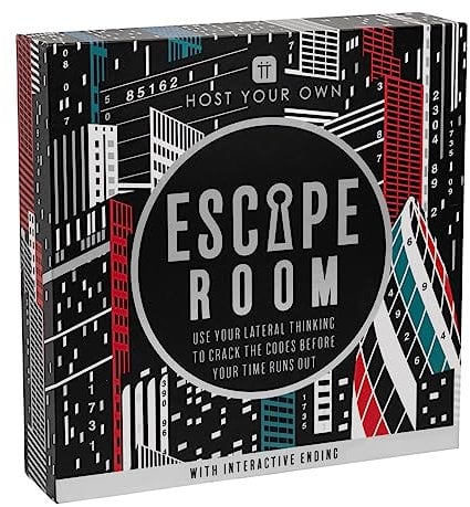 Talking Tables Themen Escape Room Spiel zu Hause | Spiele Nacht | Interaktives Ende | Für Geburtstagsparty, Nach dem Abendessen, Weihnachten, Geschenk, Host-Escape-LDN