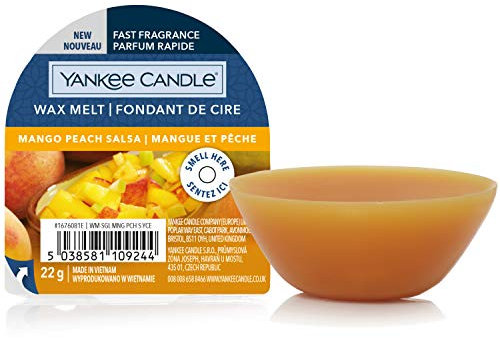 Yankee Candle Waxmelt, Mango Peach Salsa, One Size