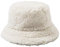 Wintermütze Bucket Hat für Damen/Mädchen, Mode Fischerhüte Warm Baumwolle Pelz Unisex Faltbar Anglerhut, Zum Einkaufen Wandern Camping Reisen Angeln, Geschenk 53-58cm