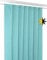 Verdunkelungsgardine mit Kräuselband U-Band, Blackout Vorhang Blickdicht abdunkelnd, Größe und Farbe wählbar (Breite: 140 cm, Höhe: 245 cm, Himmelblau)