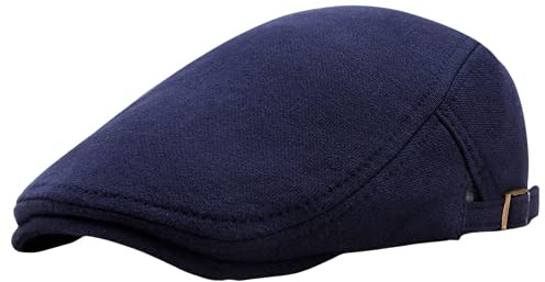 crazy bean Baskenmützen Schiebermütze Herren Barett Cap Herbst und Winter Warme Vintage Baskenmütze des Malers