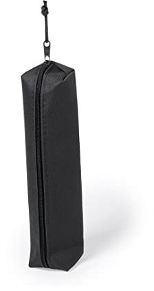 Etui aus robustem 600D Polyester in verschiedenen Farben, mit Reißverschluss und passendem Griff für einfaches Öffnen., Schwarz , Schultaschen
