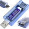 Retoo Multimetro USB multimetro con display LCD, 4 V – 20 V, tensione di corrente digitale USB, voltmetro, amperometro, capacità di alimentazione di alimentazione, capacità mAh