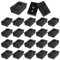 24 Pack Jewellery Gift Boxes Bulk, Small Gift Boxes with Lids and Bowknot for Jewellery, Ring Earring Necklace Gift Boxes 8× 5× 3cm, Black