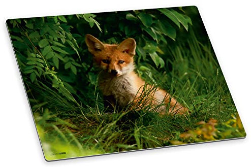 itenga Schreibtischunterlage Fuchs abwischbar rutschfest glatt Kunststoff