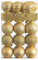 30 pezzi Decorazioni Natale Albero Addobb Palline di natale oro 6cm per Appendere Centrotavolacon Ganci per Alberi di Natale, Nozze, partito