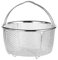 Panier à Vapeur en Maille, Panier à Tamis en Acier Inoxydable avec Poignée pour Autocuiseur instantané, Lavage de la Vapeur de Friture (18cm)