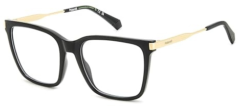 Polaroid Herren Brille mit Sehstärke Quadratisch | Gefertigt aus Öko-Polyamid, optional mit Sonnenbrillentönung oder Blaulichtfilter, inklusive Brillenetui