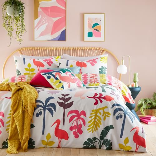 furn. Marula Tropisches Bettbezug-Set, Doppelbett, Mehrfarbig