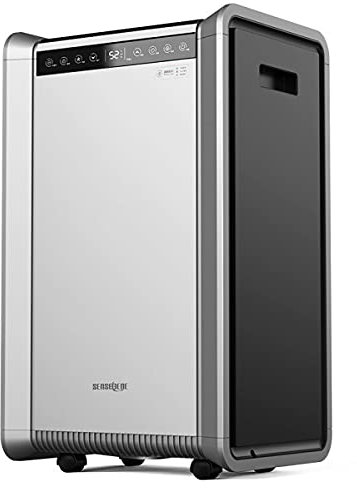 NOALED Deumidificatore Commerciale e Domestico Due in Uno, deumidificatore Industriale ad Alte Prestazioni 50 l/D, Aria Fresca, Timer 24 Ore, Memoria di spegnimento, 200㎡ per Uso su Grandi Aree