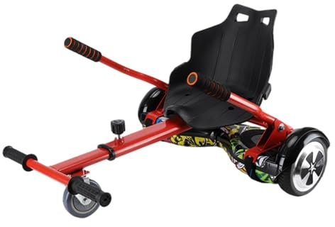 Kart-Sitz Für Hoverboard,Hoverboard-Kart-Sitz. Selbstausgleichender Roller Mit Einstellbarer Rahmenlänge | Allgemeines Go-Kart-Zubehör, Passende Balance-Scooter Für Kinder Und Erwachsene