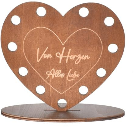 Personalisiertes Geldgeschenk Hochzeit,Hochzeitsgeschenke für Brautpaar, Geldgeschenke Hochzeit Verpackungen,Hochzeitsgeschenk,Geburtstag Geldgeschenk aus Holz, Hochzeitsgeschenke für Brautpaar Geld