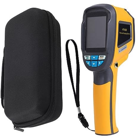 VINGVO Infrared Thermal Imager, HT‑02D Handheld IR Thermal Imaging Camera with 2.4in Color Display, 1024p 32x32 Resolution, Portable Thermographic Camera, -20°C to 300°C