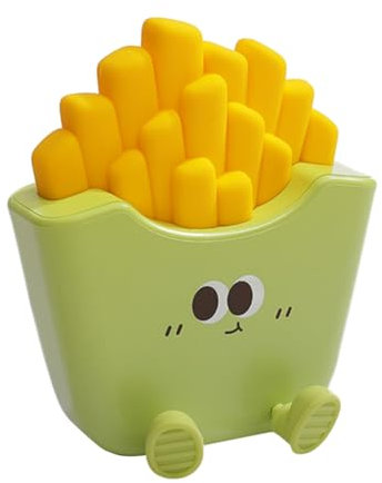 OSALADI Weiches Nachtlicht Pommes Frites Nachttischlampe Sicheres Material Süße Dekorative Nachtlampe Für Schlafzimmer Grün