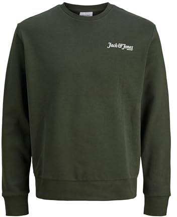 JACK & JONES Herren Jjyuki Back Sweat Crew Neck Pls
