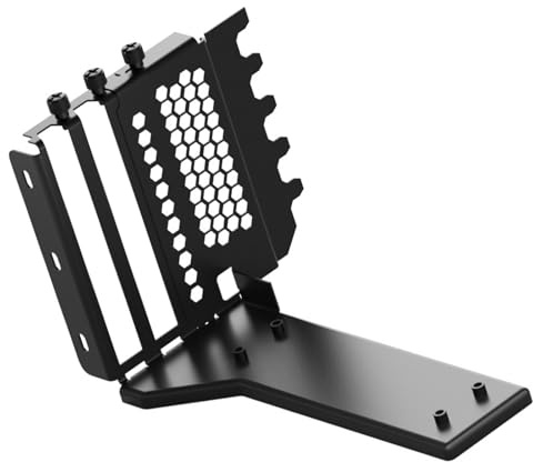 Optimizes Gaming PCIe Graphics Card Vertical Mount Bracket Wide Compatibility GPU Holder Secure Card Installation