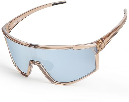 UVTQSSP Radsportbrillen, UV400 Schutz Sportbrille für Herren Damen, TR90 Rahmen ultraleicht Sonnenbrille für MTB Rennrad Laufen Enduro