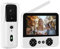 TKMARS Videocitofono Senza Fili per Porta Blindata con Spioncino Digitale - Telecamera HD, Sensore Movimento, Visione Notturna a Colori, 2 Installazioni, Batteria Ricaricabile e Registrazione SD