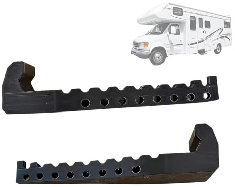 Goowafur Wäschetrockner für Wohnmobile,Schienenmontierter UV-Beständiger Aufhänger 2 Stück | Tragbarer Trockenhalter | Zum Trocknen von Kleidung für Fahrzeuge Auto Garage Innen Außen Wohnwagen SUV LKW