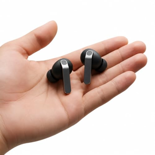 Samsung Galaxy Buds4 Pro, Black, Real Metal Blade, 2-way Speaker & Dual Amp, Enhanced ANC, Adaptive Noise Control, Seamless Connection (UAE Version)
